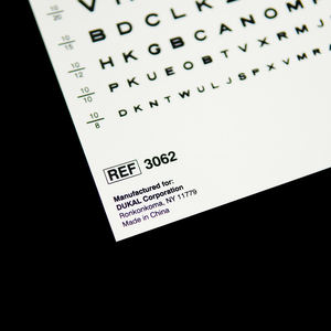 แผ่นทดสอบสายตาแบบแคนวาส ยี่ห้อ SHIHAI คุณภาพสูง สีขาว สำหรับทุกเพศทุกวัย - Product Image 2