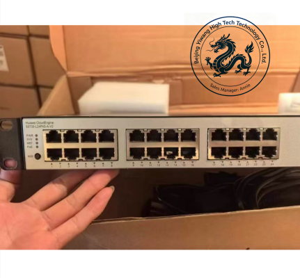 Brand New Original S5735-L24P4S-A-V2 24 Port Gigabit PoE+ Switch with 4 SFP Ports Layer 3 Smart Managed Network Access Switch