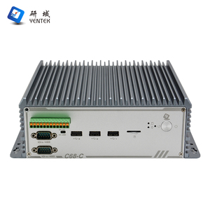 Nhà máy trực tiếp nhúng máy tính công nghiệp Intel i3 i5 i7 DDR4 SSD 9 * COM HD VGA hiển thị không Quạt PC công nghiệp Mini PC - Product Image 4