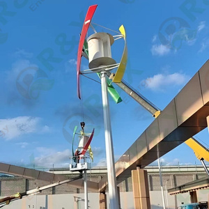 Generador Eólico de Eje Vertical de 5KW, 10KW, 20KW, 48V, 220V, 110V, Sistema de Red, Planta de Energía Eólica Doméstica - Product Image 2
