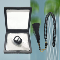 Vente en gros de cadeaux musulmans pour le Ramadan, ensemble de cadeaux islamiques Tasbih pour la prière islamique, 99 perles Tasbihs, bague Zikr