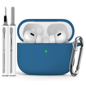 2024ครอบสำหรับ <span class=keywords><strong>airpods</strong></span> 4พร้อมชุดทำความสะอาดเคสป้องกันซิลิโคนนิ่มสำหรับ Apple <span class=keywords><strong>airpods</strong></span> 4เคสสำหรับผู้หญิงและผู้ชาย - Product Image 1