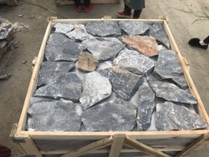 Màu xám tự nhiên màu xanh đá vôi điên Loose đá ngẫu nhiên tường ốp flagstone veneers cho tường trang trí - Product Image 2