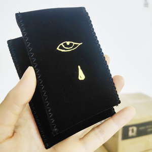 Custom Logo Made Velvet Gift Jewelry <b>Packaging</b> <b>Bags</b> for Watch, Glasses and Jewelry Suede Envelope Pouch - Product Image 2