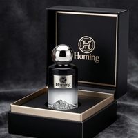 Bouteilles de parfum vides de 30ml 50ml 100ml Bouteille de parfum de parfum de fond en forme de montagne de 50ml avec emballage en boîte
