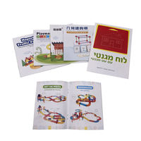 Divers jouets en papier d'art certifiés FSC imprimés sur mesure couleurs mélangées pour l'impression de carton de papier d'instruction de reliure de brochure