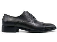 Chaussures habillées Oxford pour hommes en cuir véritable peintes à la main Dreamy Stark, bout rond, à lacets, semelle extérieure en caoutchouc, pour le bureau, la carrière et les mariages