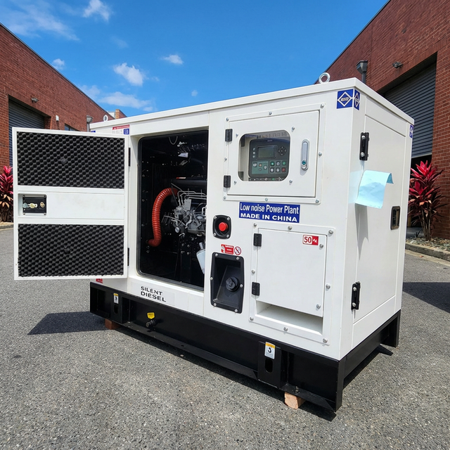 Intelligent 4 Cylinder Silent Diesel Generator 15Kw 20Kw 50Kw 80Kw Famous Ricardo Engine Standby Backup Power 50/60Hz Frequency