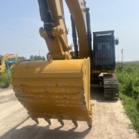 Excavatrice hydraulique CAT330GC d'occasion, faible nombre d'heures de fonctionnement, hydraulique stable pour les travaux de fondation routière