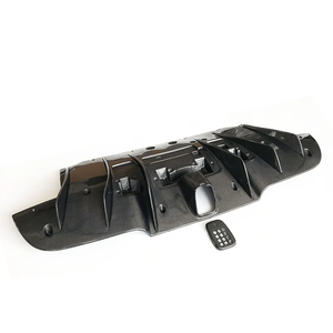 Difusor Trasero de Fibra de Carbono Real para Ferrari 488 GTB <span class=keywords><strong>Spider</strong></span> 2016-UP, Estilo Racing, Kit de Carrocería, Spoiler, Splitter - Product Image 6