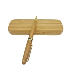 IStapromo GiftsFactory – Coffret de stylos en bois massif, gravure personnalisée du logo, idéal pour le bureau, l'école, les enseignants et les amis - Product Image 1