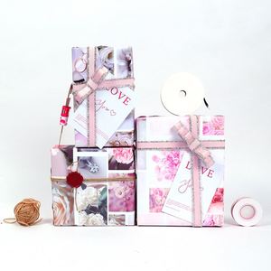 Wholesale 80g Coated Silicone Virgin Valentine's Day <b>Wedding</b> Art <b>Paper</b> 43*300cm Custom Gift <b>Wrapping</b> Packaging Roll - Product Image 3