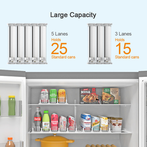 Công Suất Lớn Có Thể Điều Chỉnh Đồ Uống Hiển Thị Dispenser Tự Đẩy Soda Có Thể Tổ Chức Uống Pusher Cửa Hàng Bán Lẻ Tủ Lạnh - Product Image 2