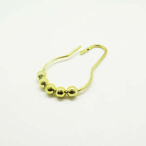 Anneau de suspension robuste à glissement fluide pour rideau de douche, idéal pour la décoration de salle de bain - Product Image 1