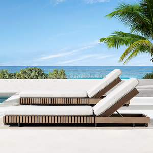 Meilleur prix tout temps mobilier d'extérieur villa <span class=keywords><strong>piscine</strong></span> en bois massif <span class=keywords><strong>transat</strong></span> chaise de plage chaise longue - Product Image 2