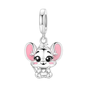 Pendentifs breloques de la série Star Sky, astronautes sertis de zircons, plaqués argent/or/or rose, pour hommes, femmes, enfants, unisexe, usage quotidien - Product Image 3