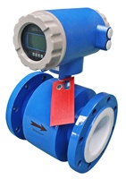 Débitmètre électromagnétique pour liquides et boues de pulpe, avec revêtement en polyuréthane, électrode en titane, 4-20mA RS485 HART IP68