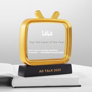 Trofeo <span class=keywords><strong>de</strong></span> metal personalizado, nuevos premios <span class=keywords><strong>de</strong></span> espejo lateral para fotografía <span class=keywords><strong>de</strong></span> vídeo en vivo, Vídeo corto, trémolo, elogio - Product Image 1