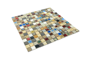 Mosaïque de verre cristal <span class=keywords><strong>bleu</strong></span> scintillant moderne Goodluck à effet nacré pour hôtel, salle à manger, piscine, <span class=keywords><strong>douche</strong></span> - Product Image 3