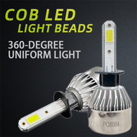 JIACHI Nuevos Faros Delanteros LED S2 de Aluminio Súper Brillantes para Automóviles, Compatibles con H1/H7/H4/H3/9005/9006