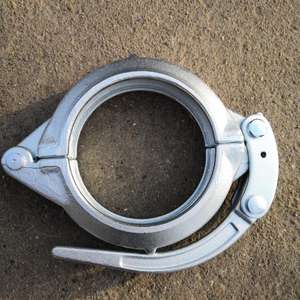 コンクリートポンプ部品鍛造/鋳造<span class=keywords><strong>DN125</strong></span>コンクリートポンプパイプクランプスナップボルトクランプカップリング - Product Image 1