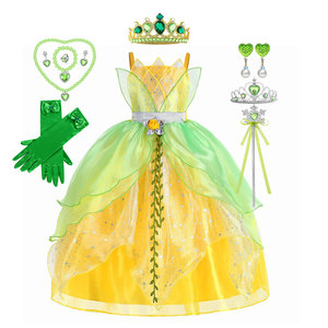 Hot bán trẻ em cô gái Tinkerbell trang phục với Wing sequined trẻ em đáng yêu <span class=keywords><strong>Tinker</strong></span> chuông ăn mặc cho Halloween Giáng sinh - Product Image 1