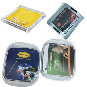 Vassoio portamonete in plastica trasparente personalizzato a LED di piccole dimensioni vassoio portamonete per la promozione del bar con logo stampato - Product Image 1