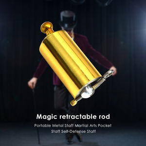 Bastone Magico Telescopico da 150 cm, Bacchetta Magica Portatile in Acciaio, Accessorio Professionale per Trucchi Divertenti - Product Image 3