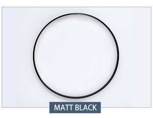 Cadre <span class=keywords><strong>photo</strong></span> en alliage d'aluminium, boîte ronde, fil métallique décoratif, <span class=keywords><strong>profil</strong></span> noir, or rose, argent - Product Image 6