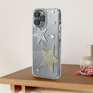 Tùy Chỉnh UV In Pha Lê Pro Max 15 Trường Hợp Đối Với <span class=keywords><strong>iPhone</strong></span> Điện Thoại Cover Quay Lại Pha Lê Rhinestone Inlay PC Trường Hợp - Product Image 1