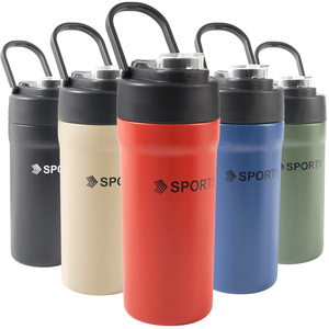 Botella de Agua de Acero Inoxidable Aislada de 700 ml, Libre de BPA, con Asa de Transporte Portátil, Antideslizante, de Doble Pared, para Viajes al Aire Libre - Product Image 2