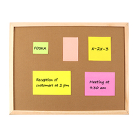 Bloc-notes adhésif Foska, 5 couleurs néon, mini blocs-notes autocollants pour l'école, le bureau et la salle de classe