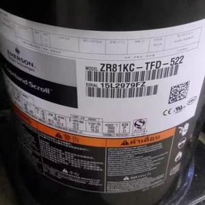 คอมเพรสเซอร์อุตสาหกรรม HYZL รุ่น ZR81KC TFD 522 สำหรับเครื่องทำความร้อนและความเย็นแบบปั๊มความร้อน - Product Image 1