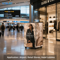 Écran vidéo LED magique en cube, nouvelle conception VISLAT, couleur pleine, étanche, commercial, IP65, affichage publicitaire 4/5 faces