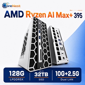คอมพิวเตอร์ขนาดเล็ก Corenest Ai 395 Mini PC 128GB LPDDR5X 50TOPS สถานีงานแบบ Local LLlM สำหรับนักพัฒนา Xc-aimax395mini ประสิทธิภาพ AI - Product Image 1