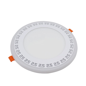 Bảng Đèn Led Nhiều Màu Hình Vuông Tròn Thương Mại Khách Sạn Trong Nhà Bằng Nhôm Siêu Mỏng Hai Màu 3 + 3W 6 + 3W 12 + 6W 18 + 6W - Product Image 1