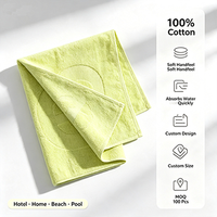 Custom Wholesale 100% Organic Cotton Terry Jacquard Luxury Thick Eco-Friendly Hypoallergenic Bath Beach Towels 450-650gsm