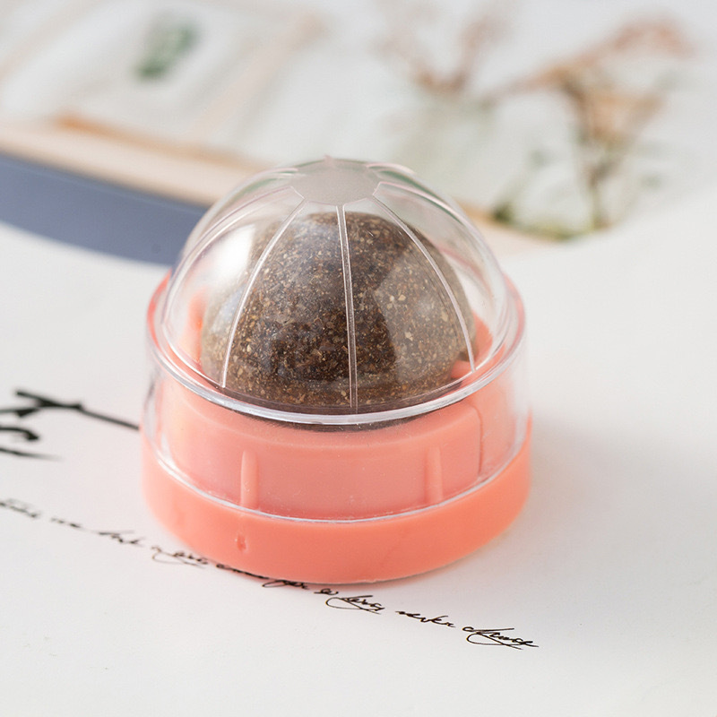 Pink catnip ball