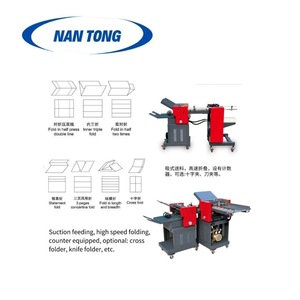 Machine à plier le papier Nantong 384 2000W semi-automatique pour l'emballage de boîtes en papier - Product Image 3