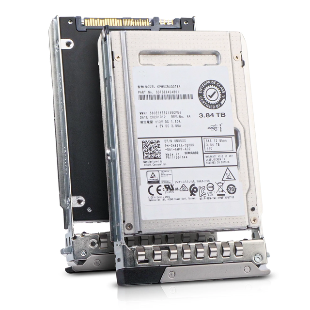 New 345-BBXY 3.84TB SAS Dexx Exx 12Gbps Read Intensive 2.5 Inch Hot Plug SSD Enterprise Ssd