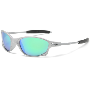 Ultimo marchio di lusso Vintage avvolgente UV400 occhiali da sole sportivi da esterno uomini ciclismo Running futuri occhiali da sole Juliet - Product Image 3