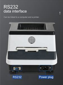 MesuLab digital tabaco carvão ultra fino pó alimento grão umidade halogênio umidade equilíbrio tester analisador medidor preço - Product Image 5