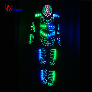 Futurs <span class=keywords><strong>Costumes</strong></span> à vendre Lanterne <span class=keywords><strong>Festival</strong></span> Led Light Wireless Led Wear Télécommande Transformateur Robot Costume Light Suits Sets - Product Image 6