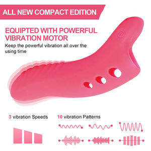 Sexbay fabrika doğrudan satış yetişkin kadın masturbator seks oyuncak g-spot klitoris parmak kollu klitoris stimülatörü parmak vibratör - Product Image 3