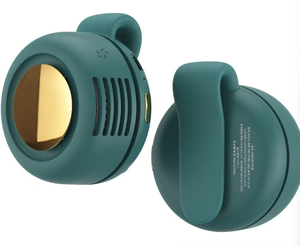 Mini ventilateur portatif à main, rechargeable par USB, faible bruit, 3 vitesses réglables, ventilateur de poche léger - Product Image 2
