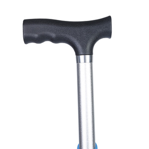 Cleye Aluminum Folding Cane <b>Stool</b> <b>Adjustable</b> <b>Height</b> Multi Function Walking Chair Home Use - Product Image 3