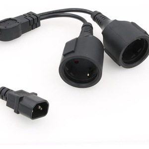 สายพ่วง 2 ช่องเสียบ 16A ยาง BVR ปลั๊ก CEE IEC สำหรับเครื่องใช้ไฟฟ้าภายในบ้าน - Product Image 2