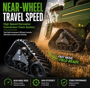 Sistema di Cingoli Anti-Usura a Compattazione Ridotta del Terreno per Mietitrebbie FENDT <span class=keywords><strong>CORUS</strong></span> 5160 5180 5220 5250 - Product Image 6