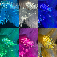 Câble à fibres optiques PMMA scintillant 3*0,75 mm pour la décoration de la chambre de bébé, sensoriel, rideau, lustre, lumière de cascade