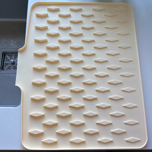 Heat Resistant <b>Silicone</b> Insulation Drain <b>Mat</b> Non-Slip Kitchen Countertop Filter Pad Multipurpose Dish Drying Water <b>Draining</b> Tray - Product Image 1